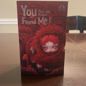 OSKULPANDA Red Plush Doll Pendant